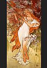 Alphonse Maria Mucha Spring painting