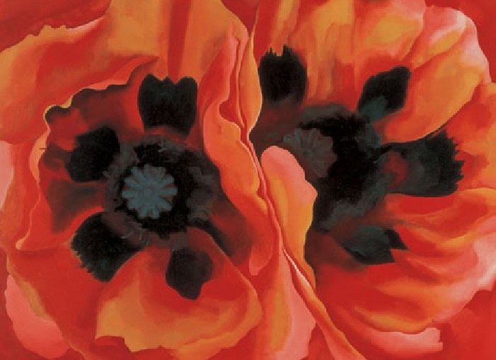 Georgia O'Keeffe Oriental Poppies Painting | Best Paintings For Sale