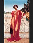 John William Godward Athenais painting