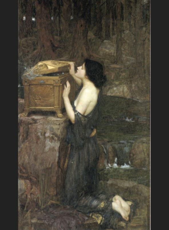 John William Waterhouse Pandora