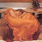 Lord Frederick Leighton Leighton Flaming June painting