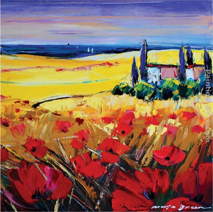 Spring Se Rende Maya Green Spring Serenade Painting | Best Paintings For Sale