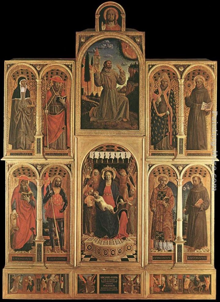 Vincenzo Foppa Altarpiece Painting | Best Paintings For Sale