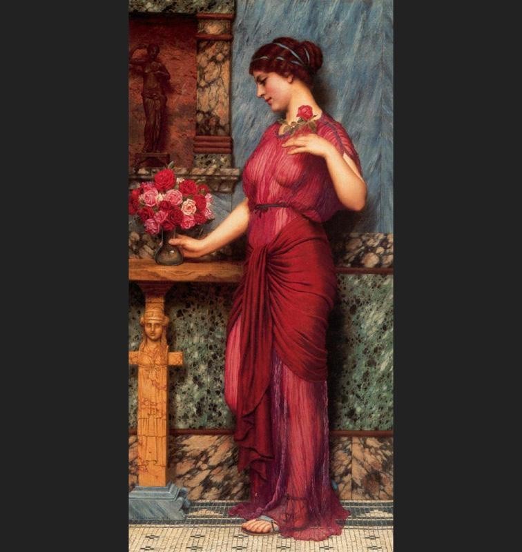 John William Godward An Offering to Venus