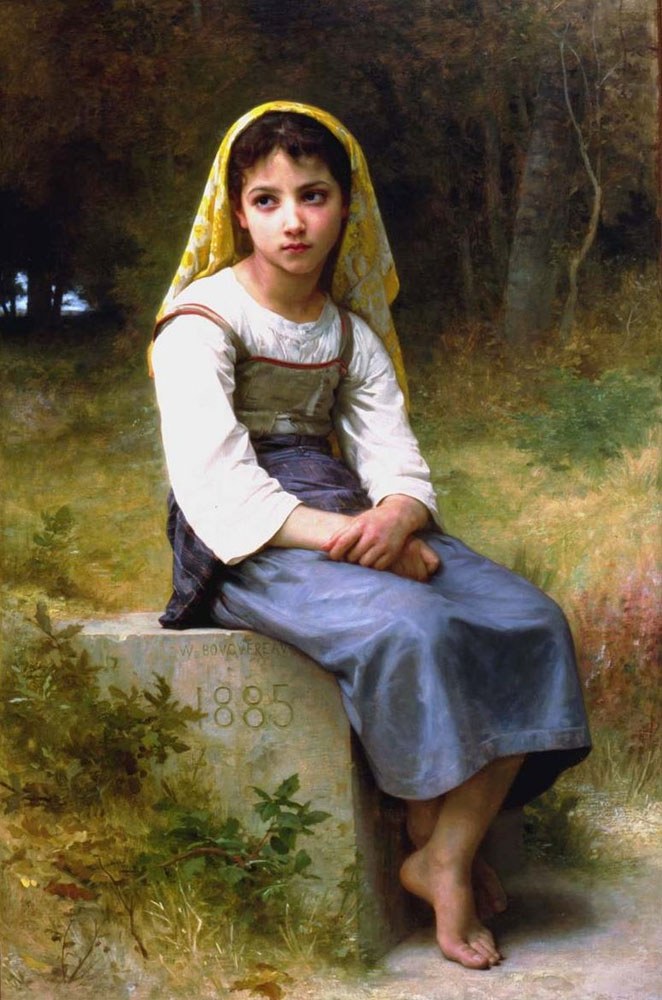 William Bouguereau Meditation