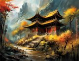 2011 Mountain Temple painting