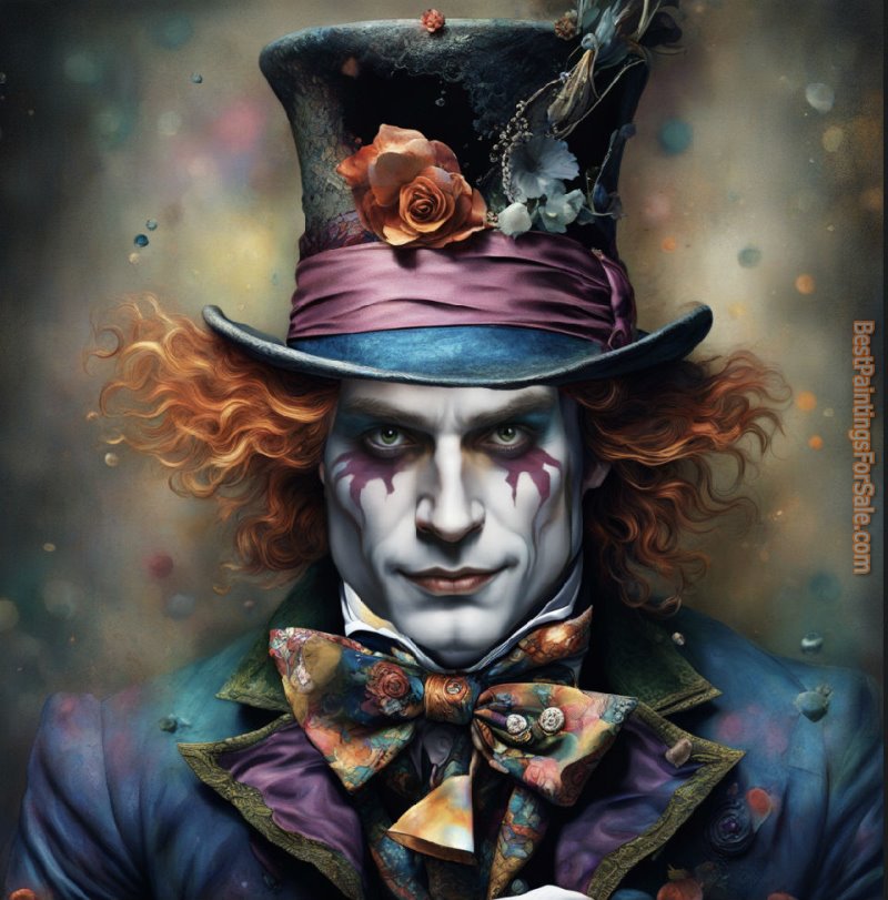 2012 The Mad Hatter painting
