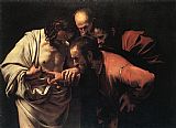 Caravaggio The Incredulity of Saint Thomas painting
