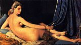 Jean Auguste Dominique Ingres The Grande Odalisque painting