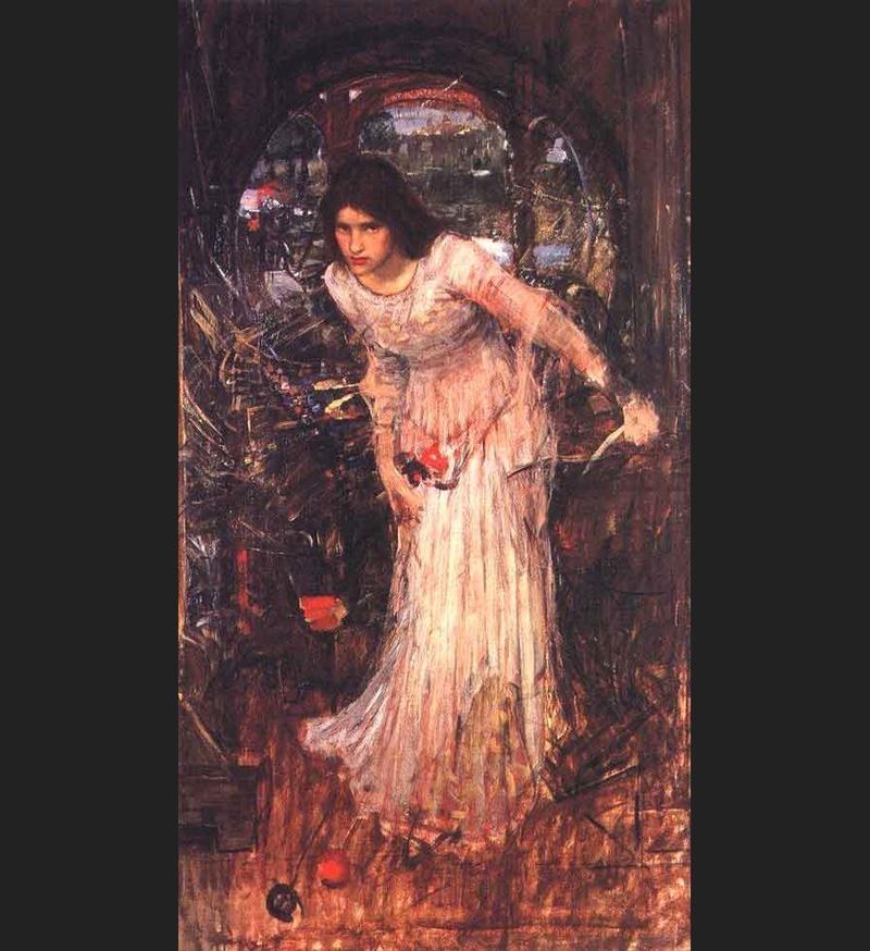 John William Waterhouse The Lady of Shalott Painting | Best Paintings For  Sale