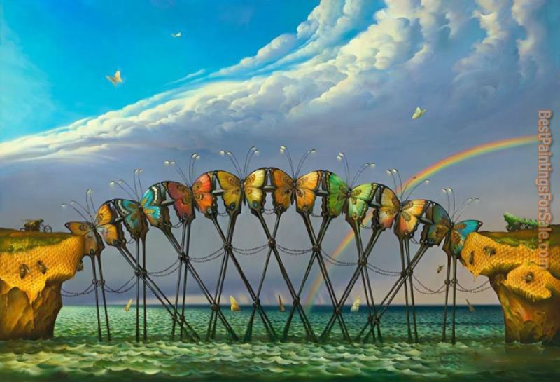 Vladimir Kush Winged Bridge painting